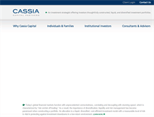 Tablet Screenshot of cassiacapitalpartners.com